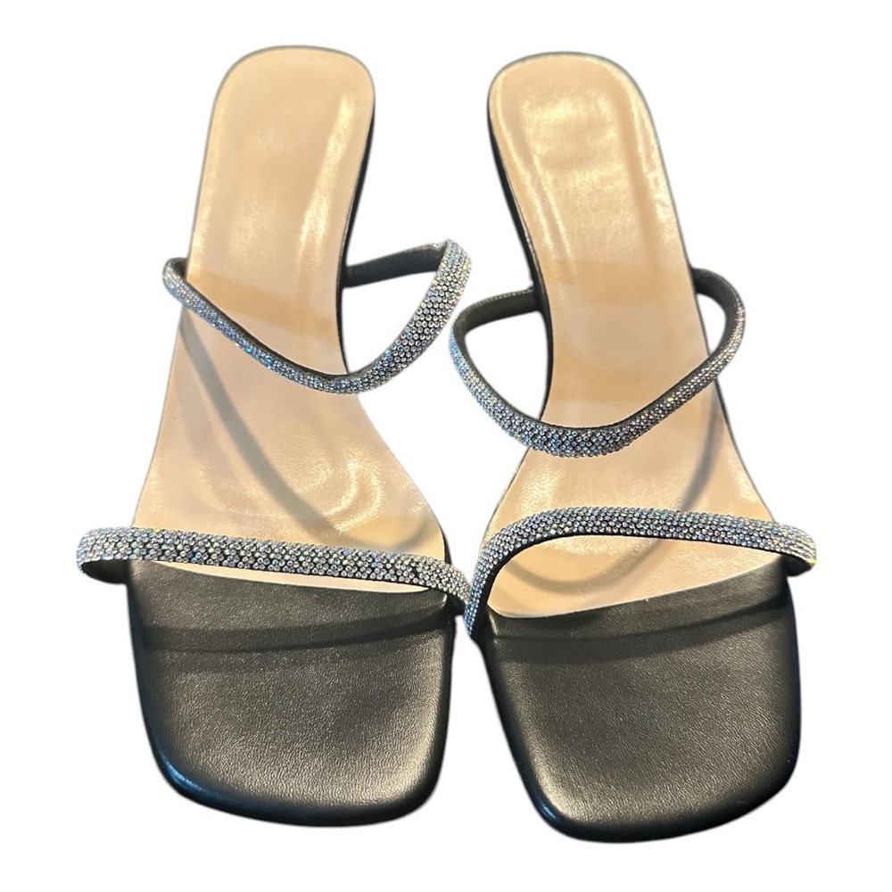 Elegant Black Strappy Sandals